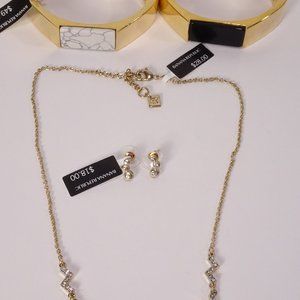 Banana Republic Jewelry Set 4 Bracelets Earrings Necklace NWT 150